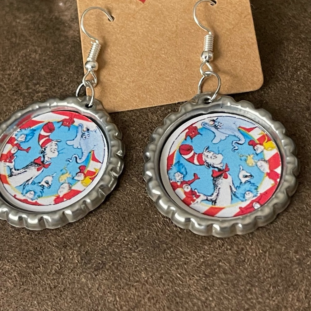 Dr Seuss earrings